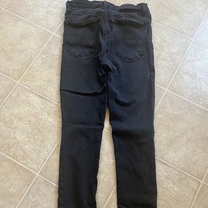 Madewell Roadtripper Black skinny jeans size 28